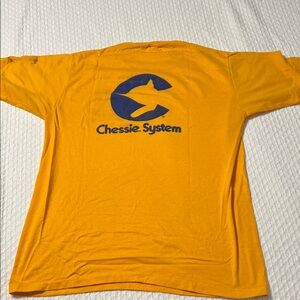 Yellow vintage Chessie System railroad T-Shirt